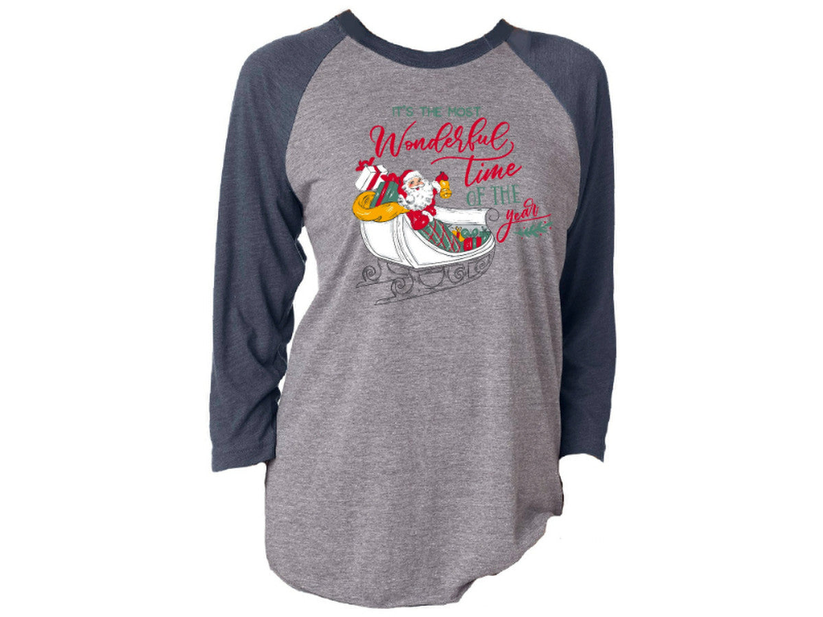 MOST WONDERFUL TIME OF THE YEAR 3/4 SLEEVE T-SHIRT