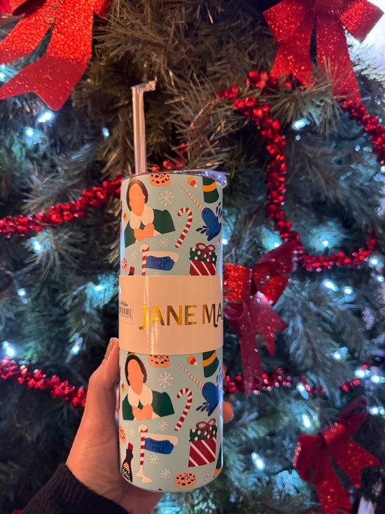 I STILL BELIEVE Elf 20 OZ. SKINNY TUMBLER WITH LID AND STRAW