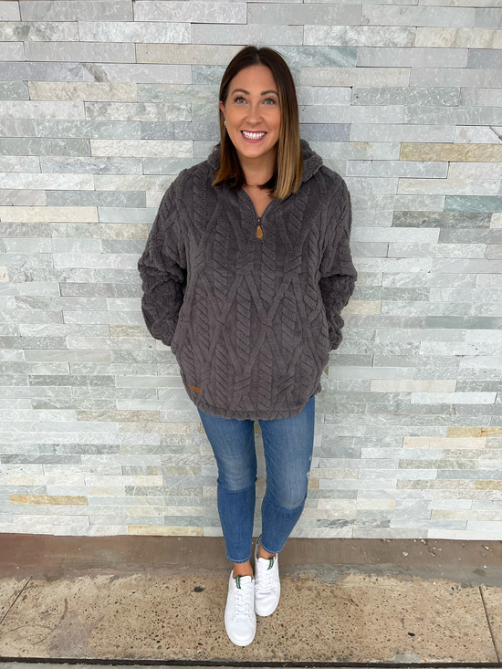 The Kate Sherpa Pullover by Simply Southern