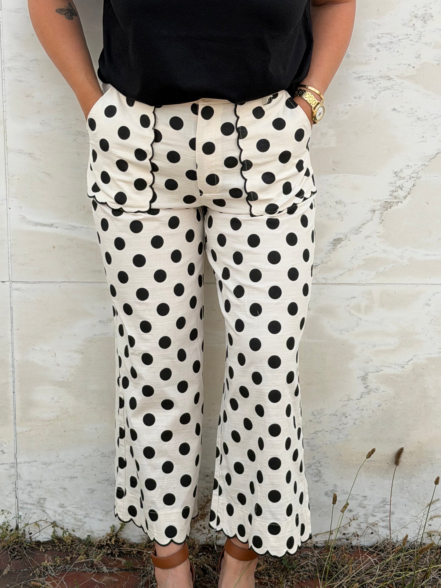 Blissful Fun Polka Dot Pants