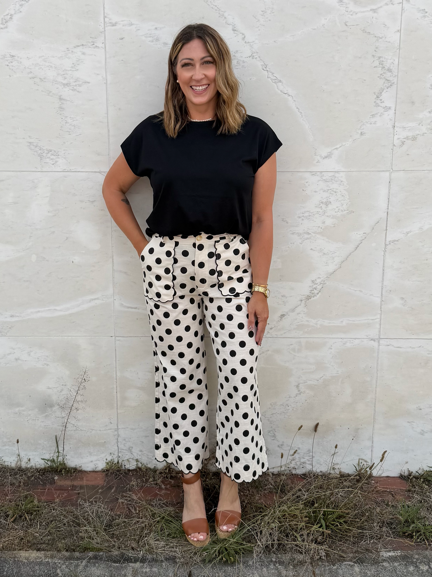 Blissful Fun Polka Dot Pants