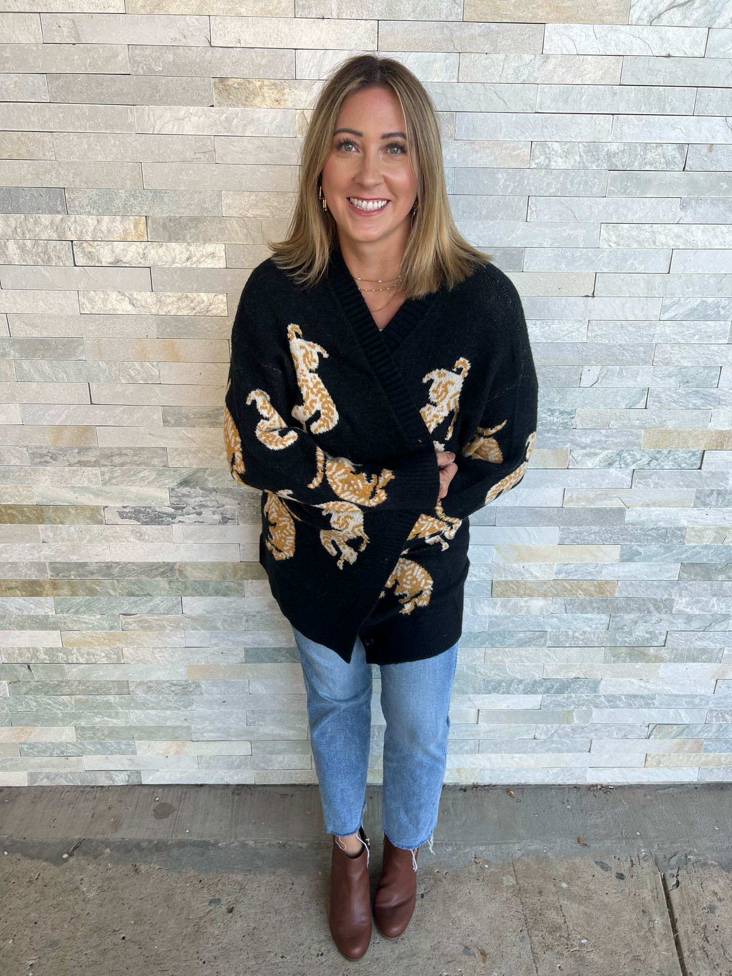 . Tiger Cardigan