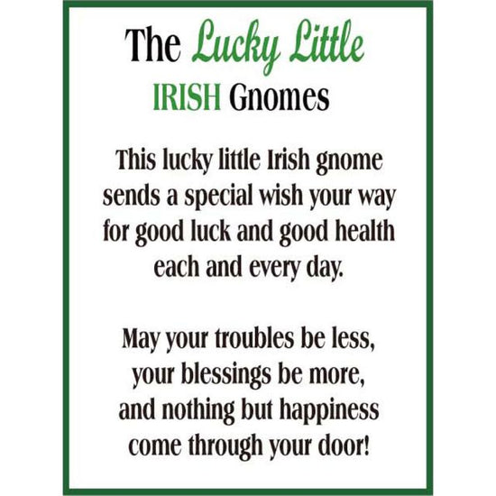 * Lucky Little Irish Gnome