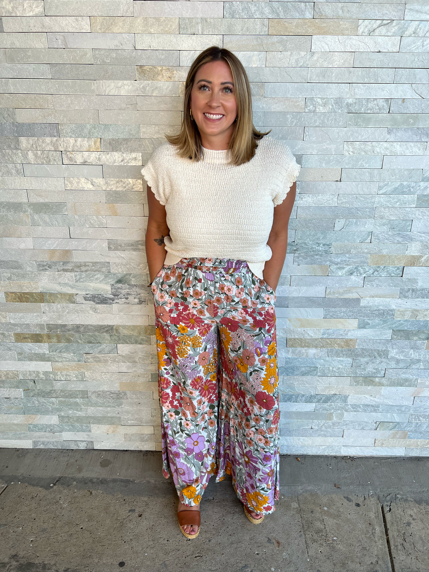 Groovy Garden Wide Leg Pants