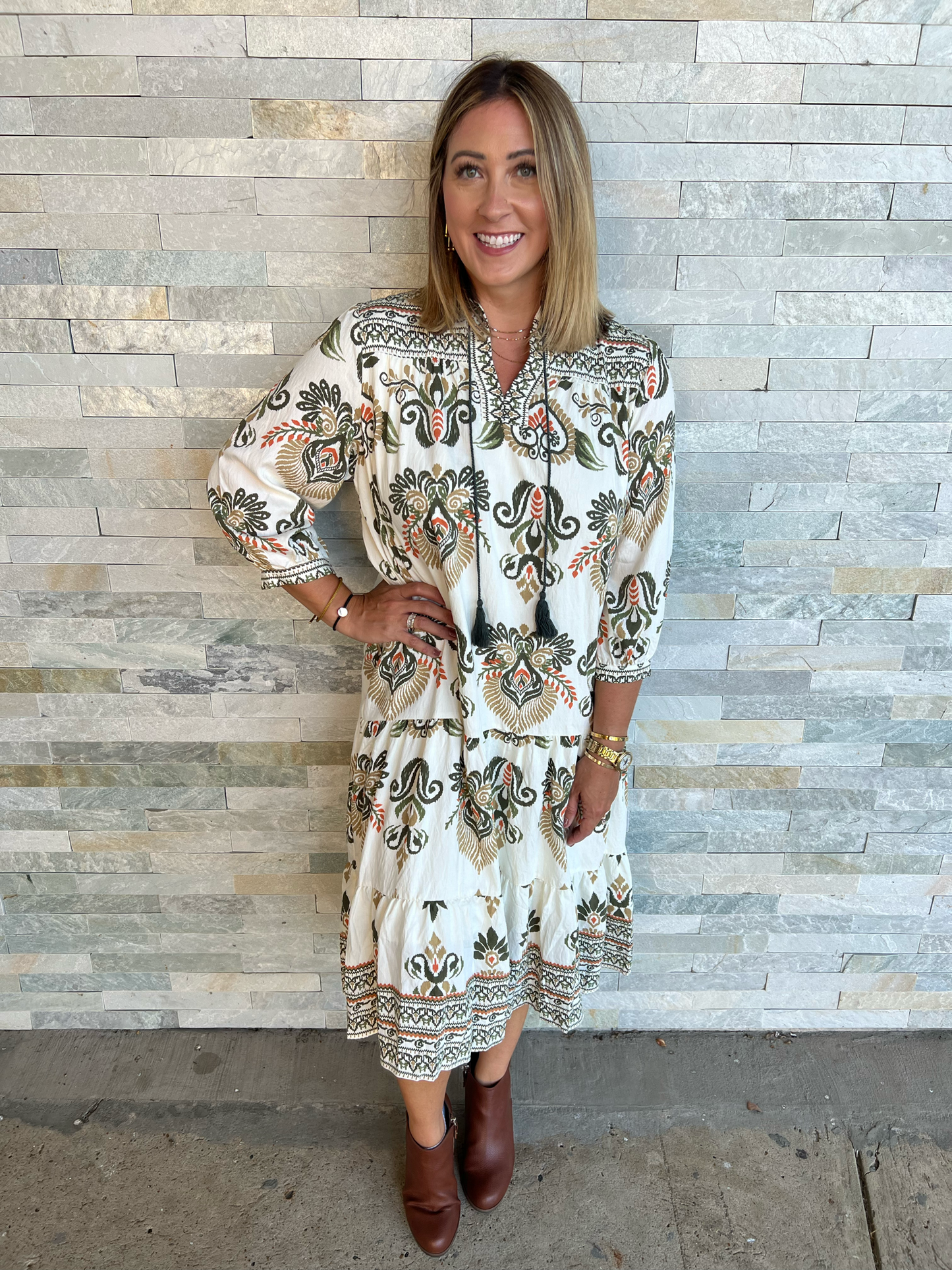 . The Savannah Whimsy Midi Dress