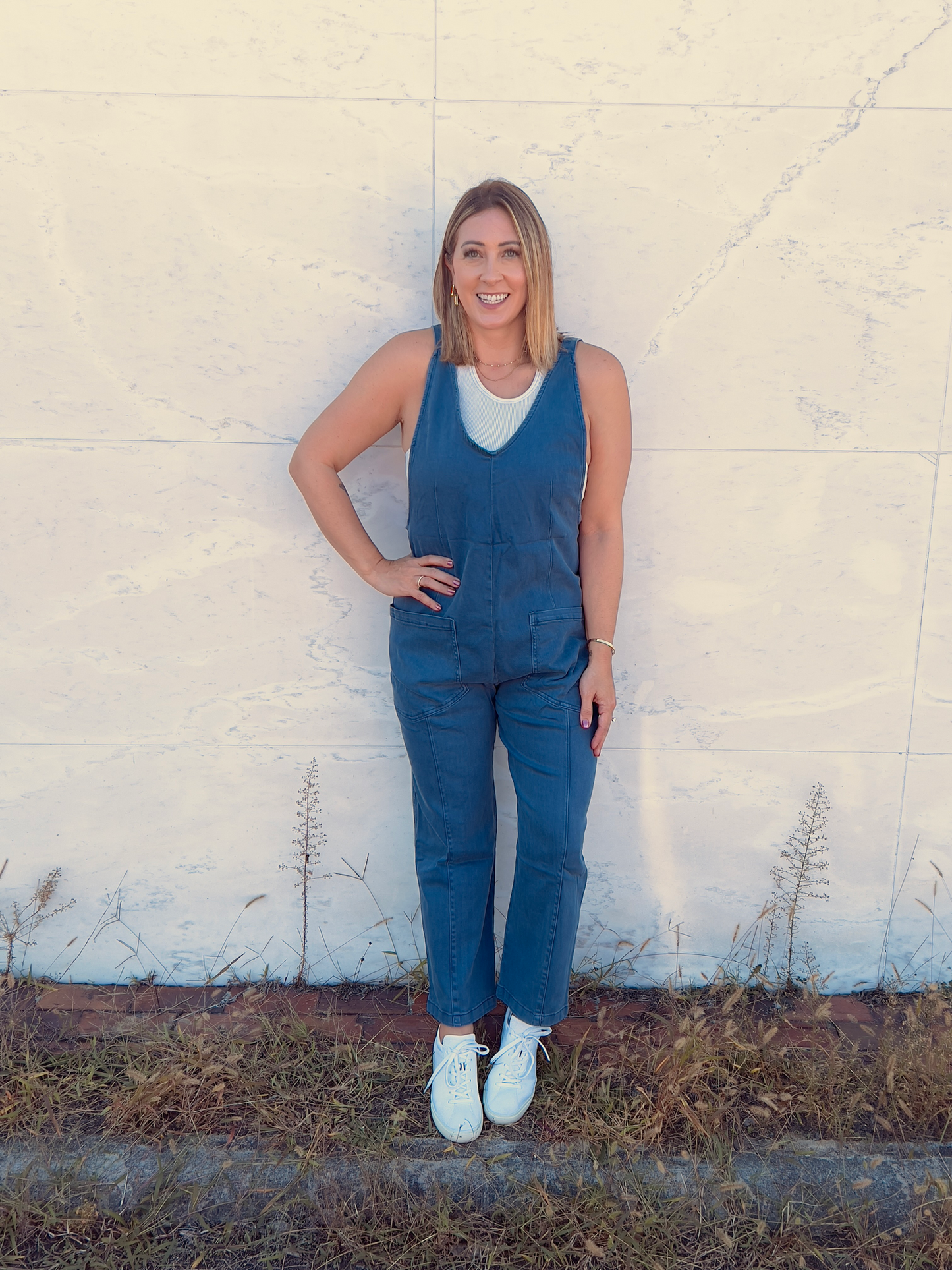 Cool Vibes Denim Overalls