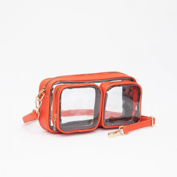 Jessa Clarity Compartment Crossbody Bag