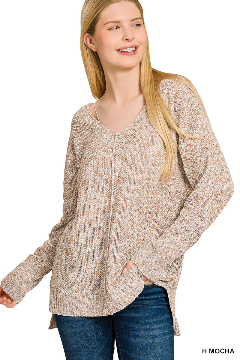 . Harper V Neck Lightweight Sweater