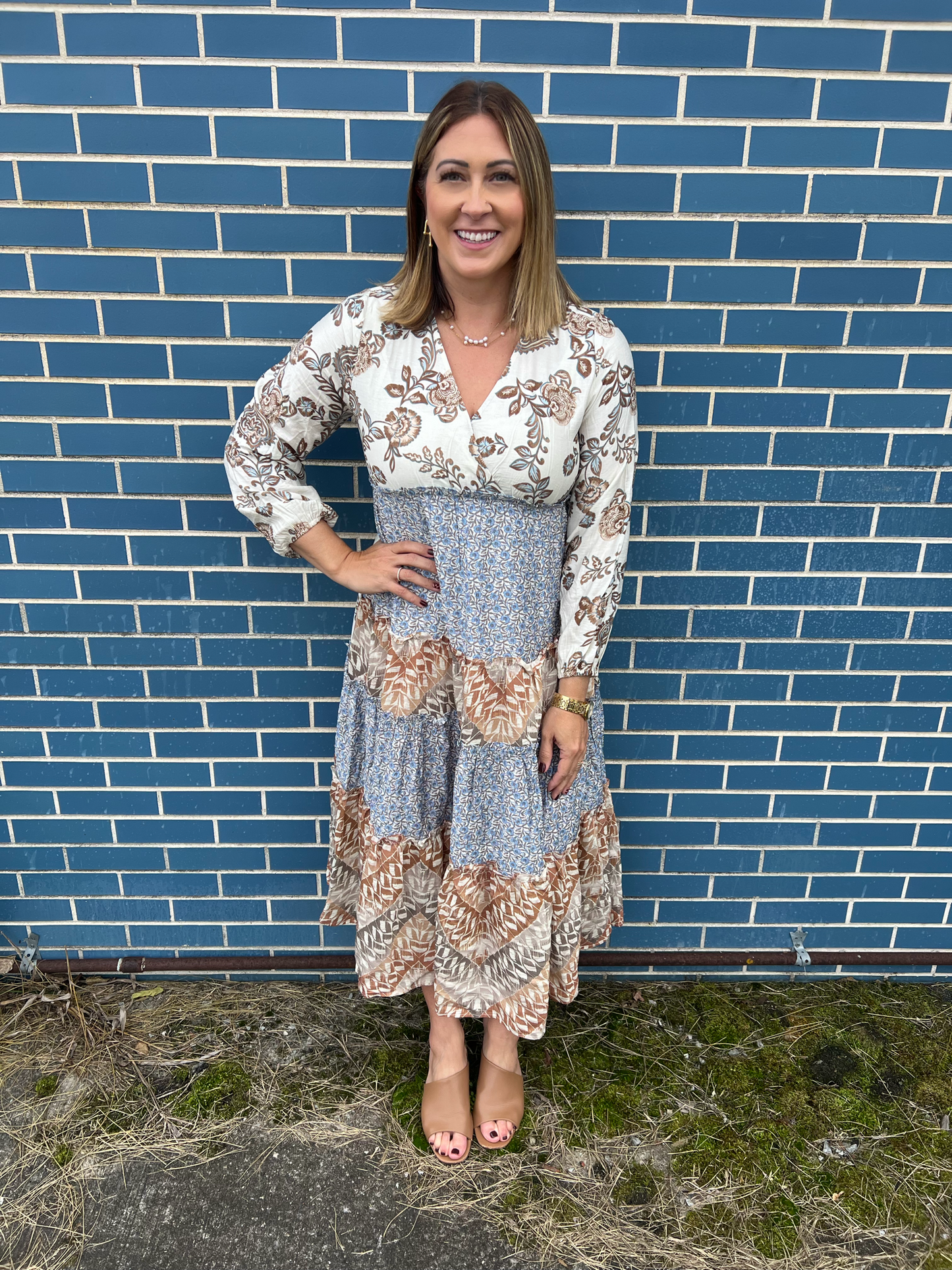 . Mixed Vibes Midi Dress