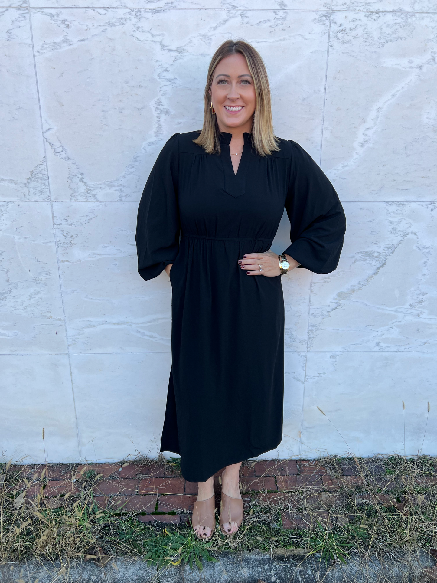 . Date Night Vibes Black Dress