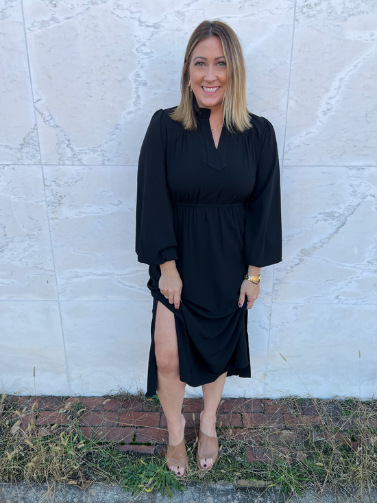 Date Night Vibes Black Dress