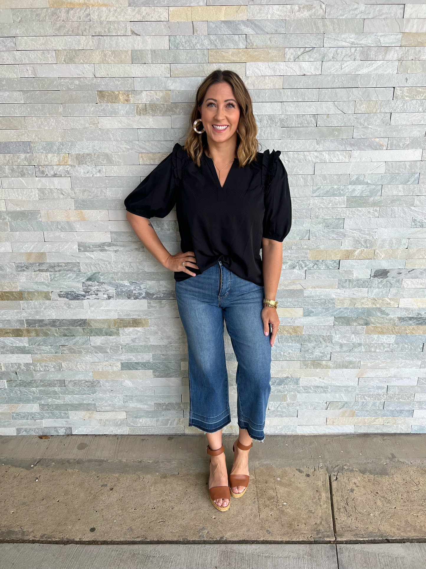 . Black Skylar Top
