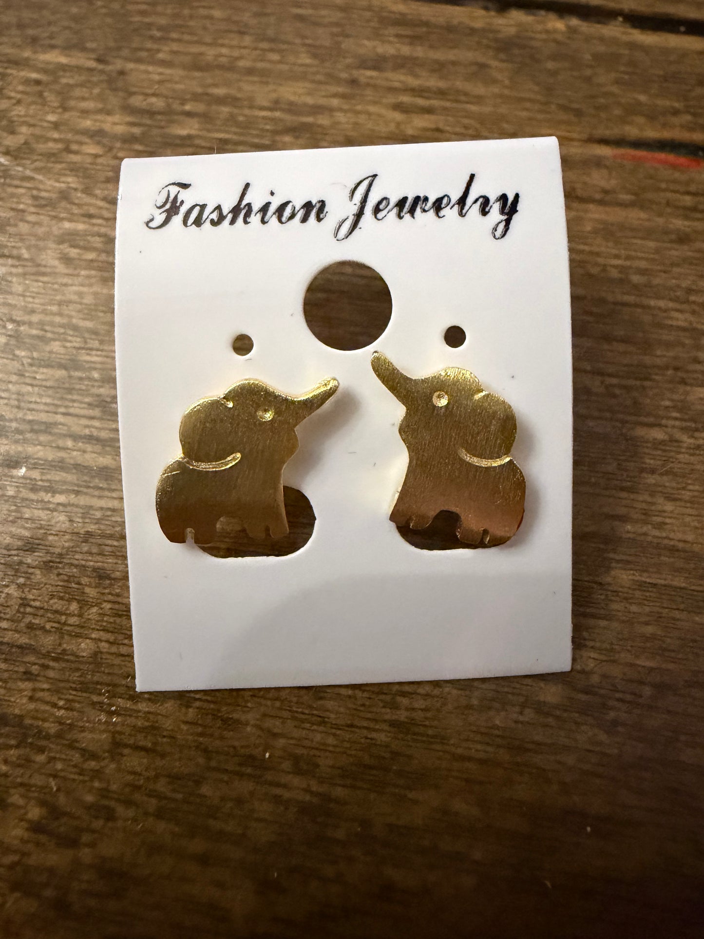 . Gold Stud Earrings