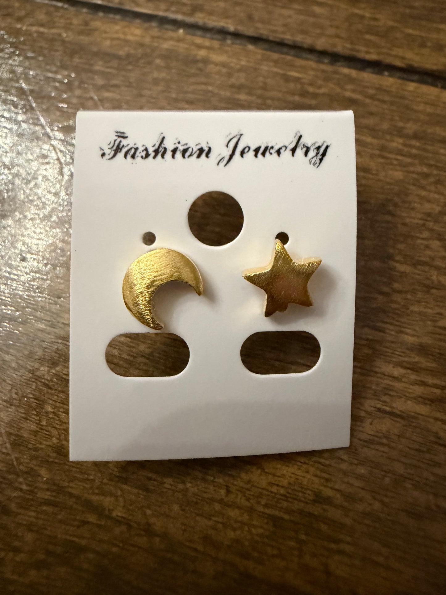 . Gold Stud Earrings