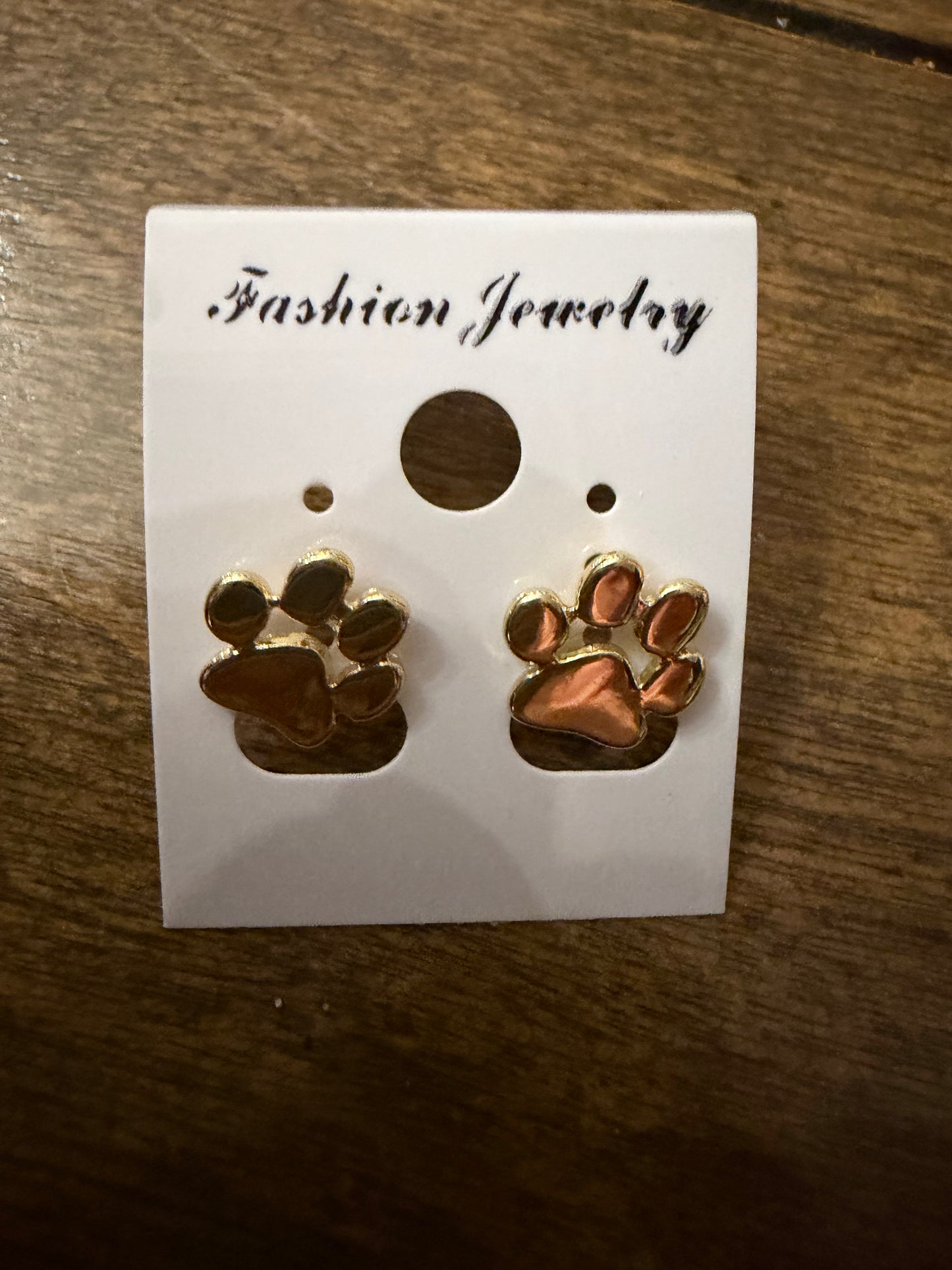 . Gold Stud Earrings