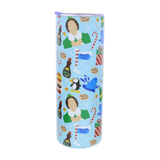 I STILL BELIEVE Elf 20 OZ. SKINNY TUMBLER WITH LID AND STRAW