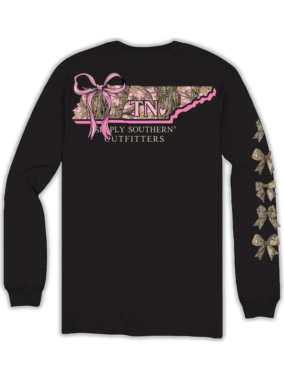 . Camo State of Tennessee Long Sleeve Tee