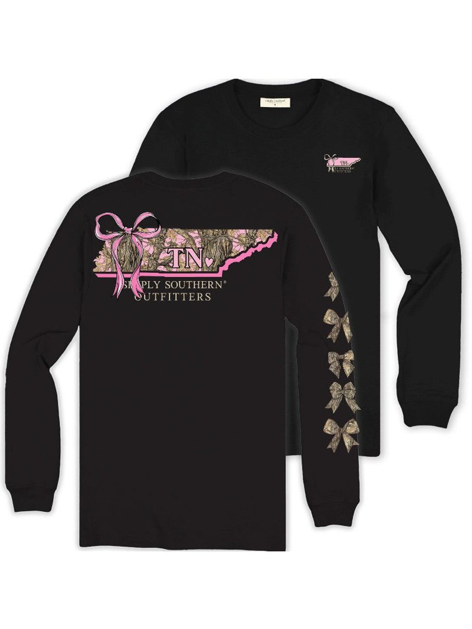 . Camo State of Tennessee Long Sleeve Tee