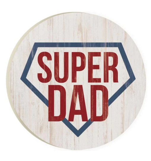 * PGD Super Dad Car Coaster