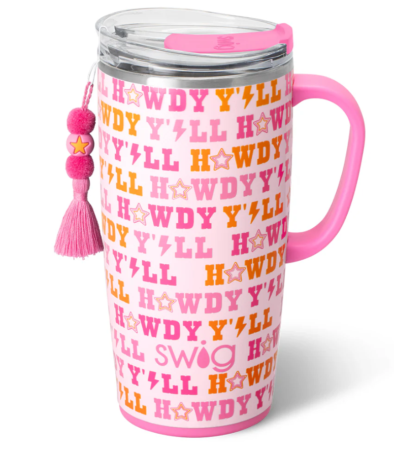 . Howdy Y'all Travel Mug 22 0z.