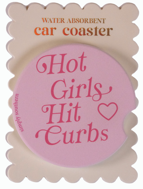 . Simply Southern Water Absorbant Car Coasters