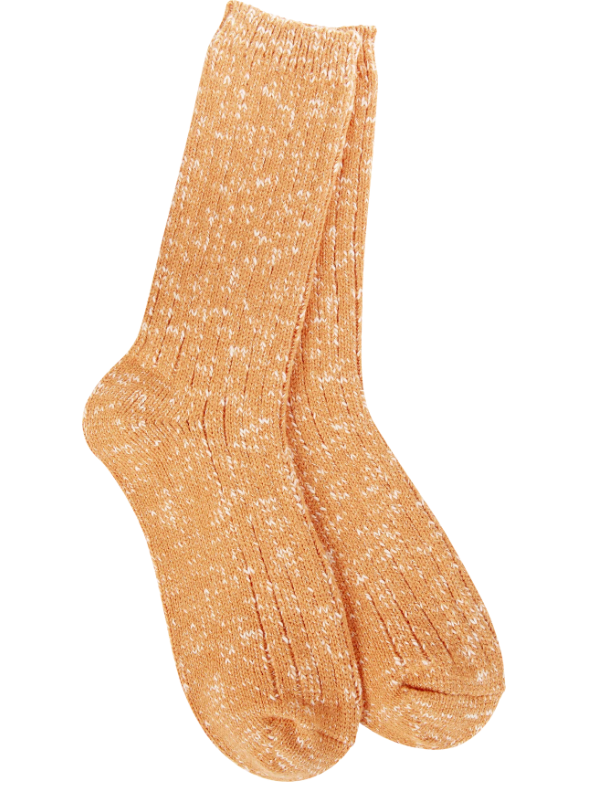 Weekend Cotton Slub Marled Crew