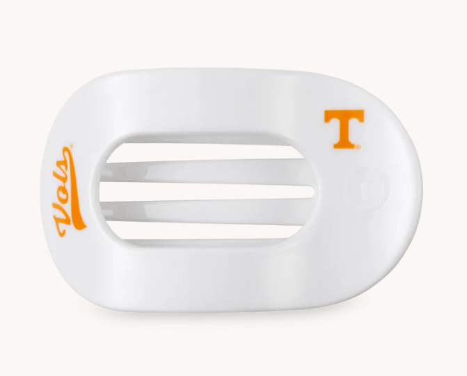 Go Vols! Large Flat Round Hair Clip
