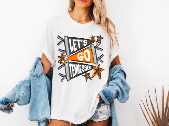 Let's Go Tennessee Pennant Tee