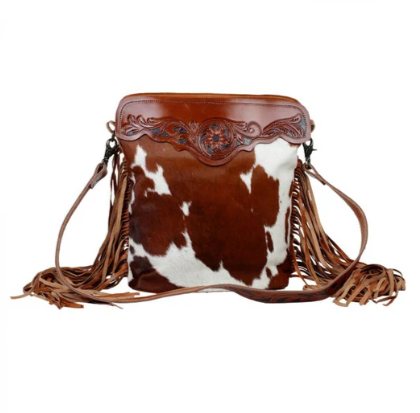 . Cowboy Hand-Tooled Bag