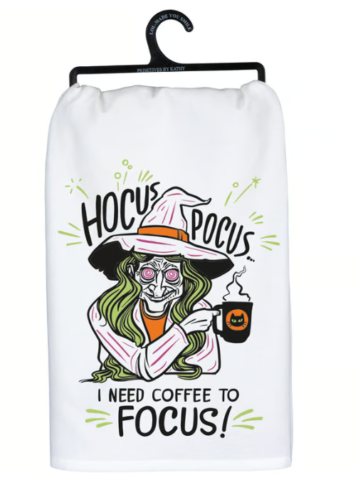Hocus Pocus Coffee Kitchen Towel