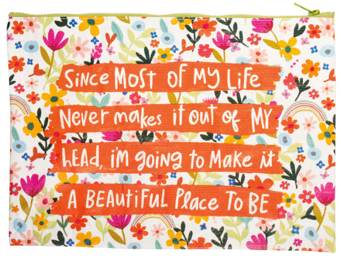 * Make It A Beautiful Place To Be Zipper Folder