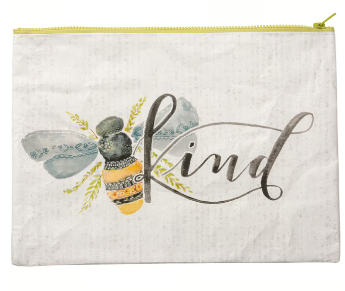 Bee Kind Zipper Folder
