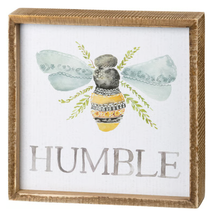 Humble Inset Box Sign