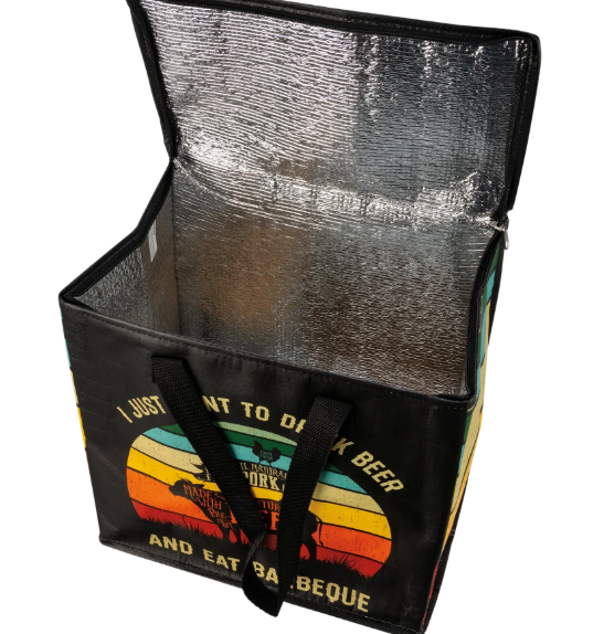 Eat Barbeque Insulated Tote