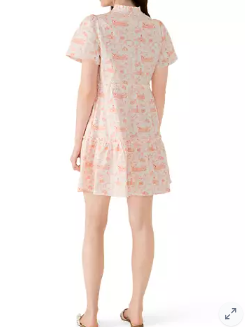 Tennessee Team Game Day Toile Dress