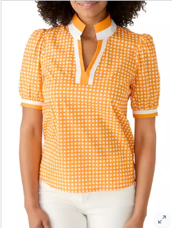 Tricia Gingham Top