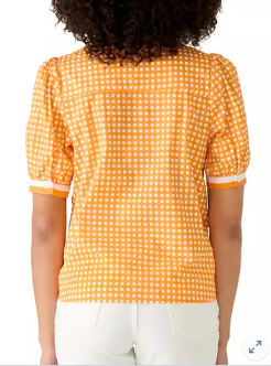Tricia Gingham Top