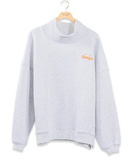 State Mock Neck Sweatshirt
