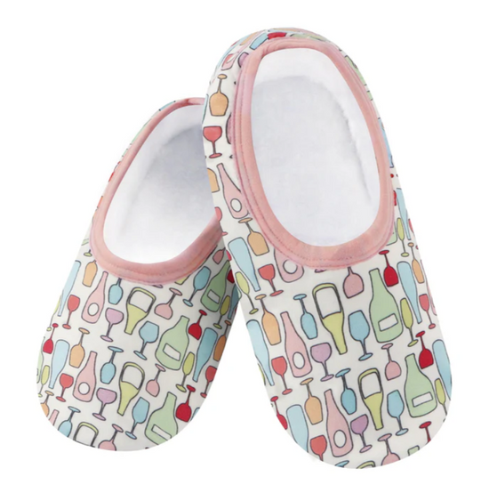 Wine Bottles Skinnies Slippers