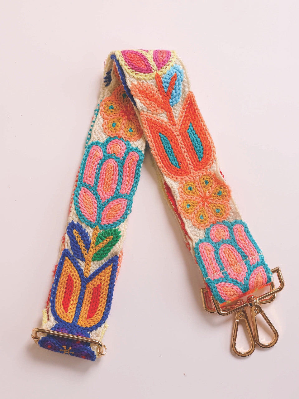 . Simply Southern Knit Floral Bag Strap