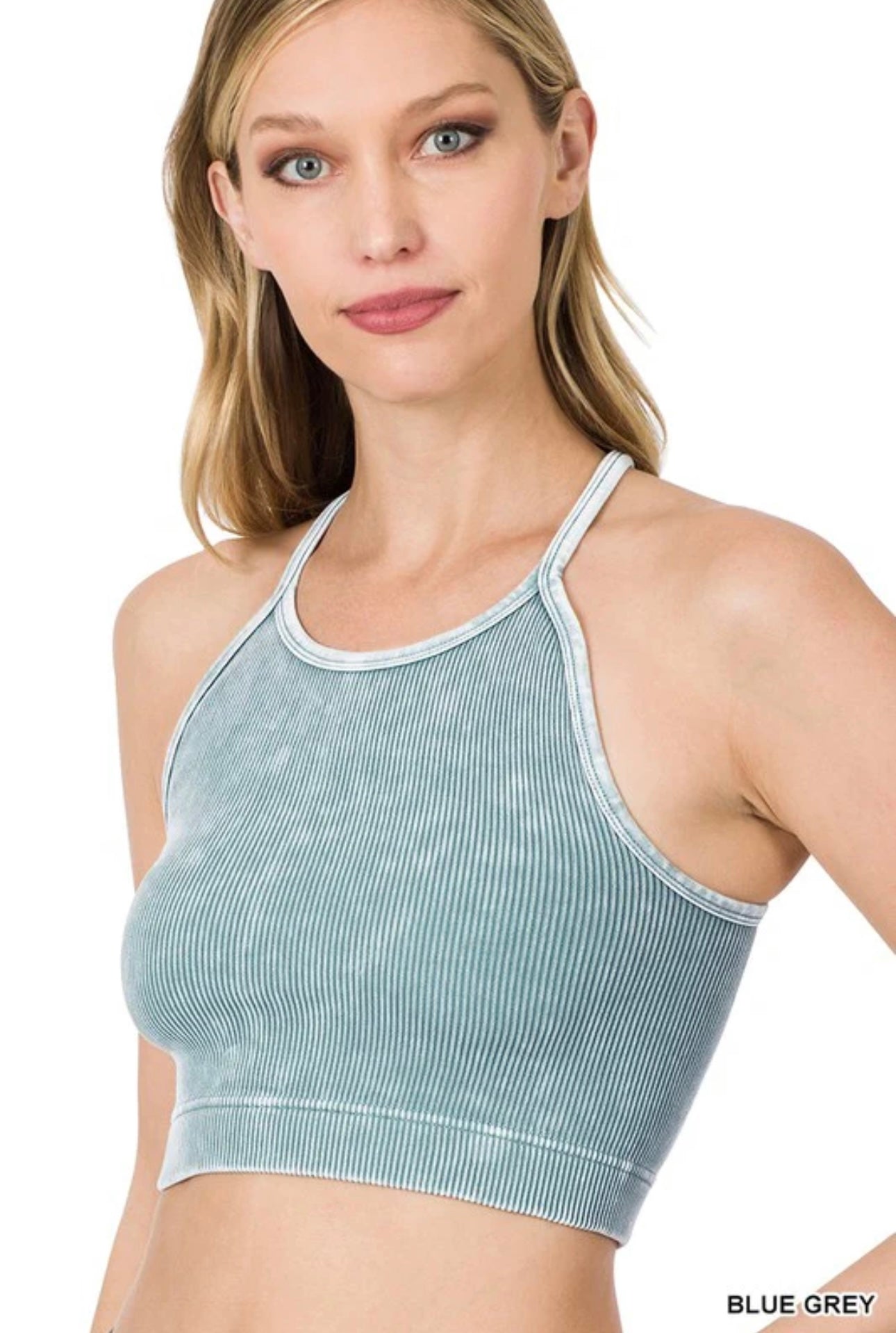 * Cross My Heart Washed cropped Cami Top