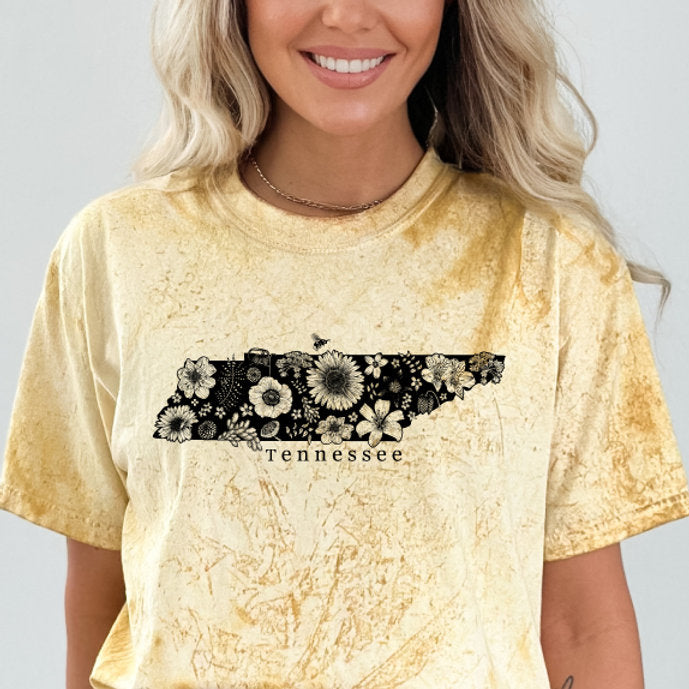Load image into Gallery viewer, .TN Flower Garden Color Blast T-shirt

