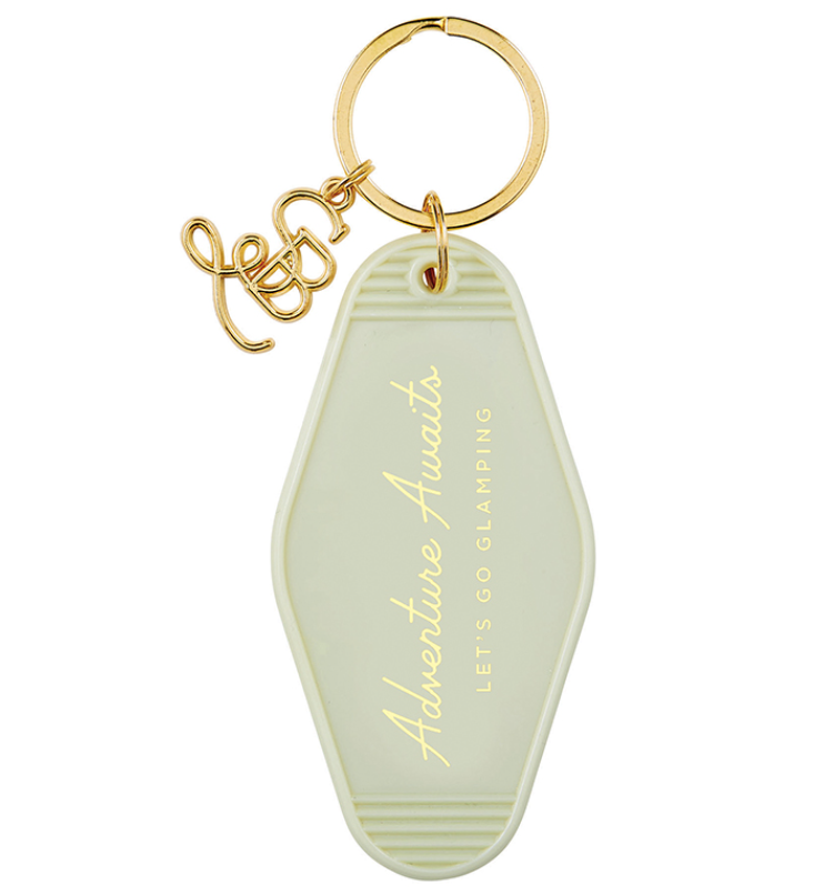 * Retro Motel Key Tag