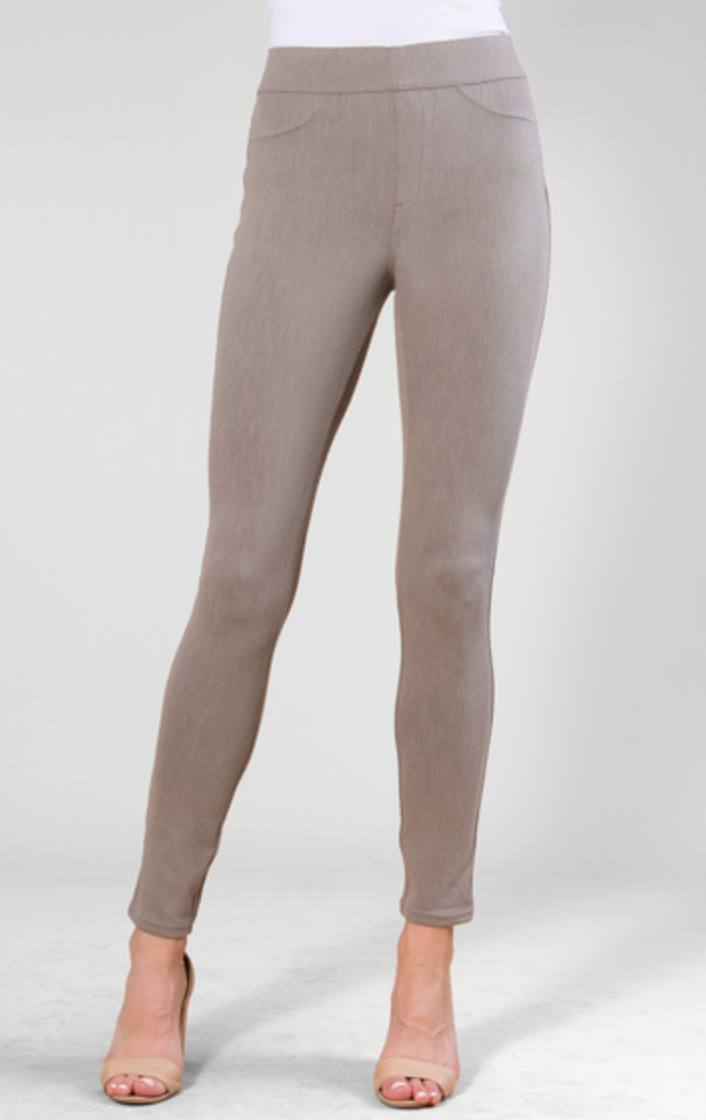 .Simply Noelle Chino Straight Pant in Taupe
