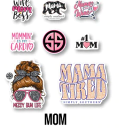 . Simply Southern  Decals and Mini Stickers