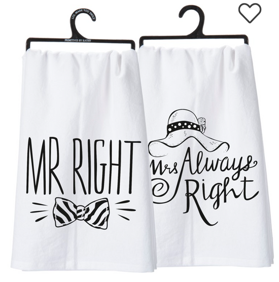 * Wedding/Love Tea Towels