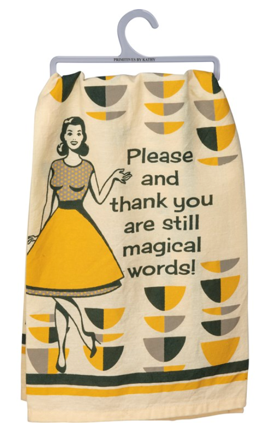 Magical Words Kitchen Towel