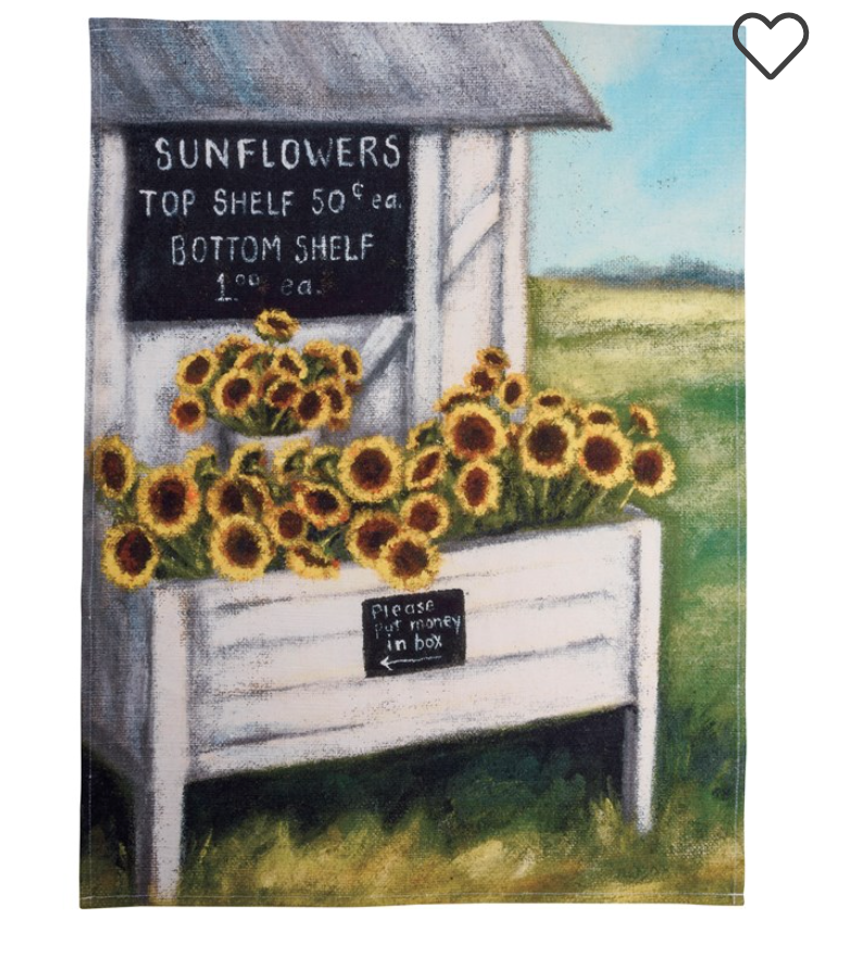 * Sunflower Kitchen Towel
