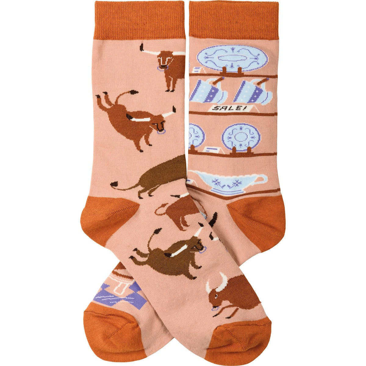 PBK Bull and China Shop Socks