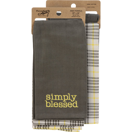Load image into Gallery viewer, . Simply Blessed Tea Towel Set
